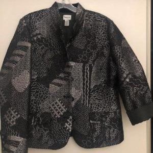 Chico's Mandarin Collar Jacket